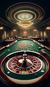 Tampilan live studio Hot Pot tebutogel dengan dealer dan meja permainan
